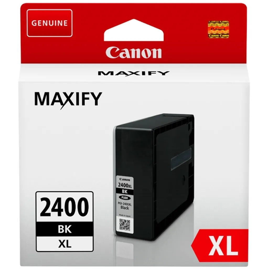 Canon PGI-2400XLBK Black High Yield Printer Ink Cartridge Original - iDesign Communications