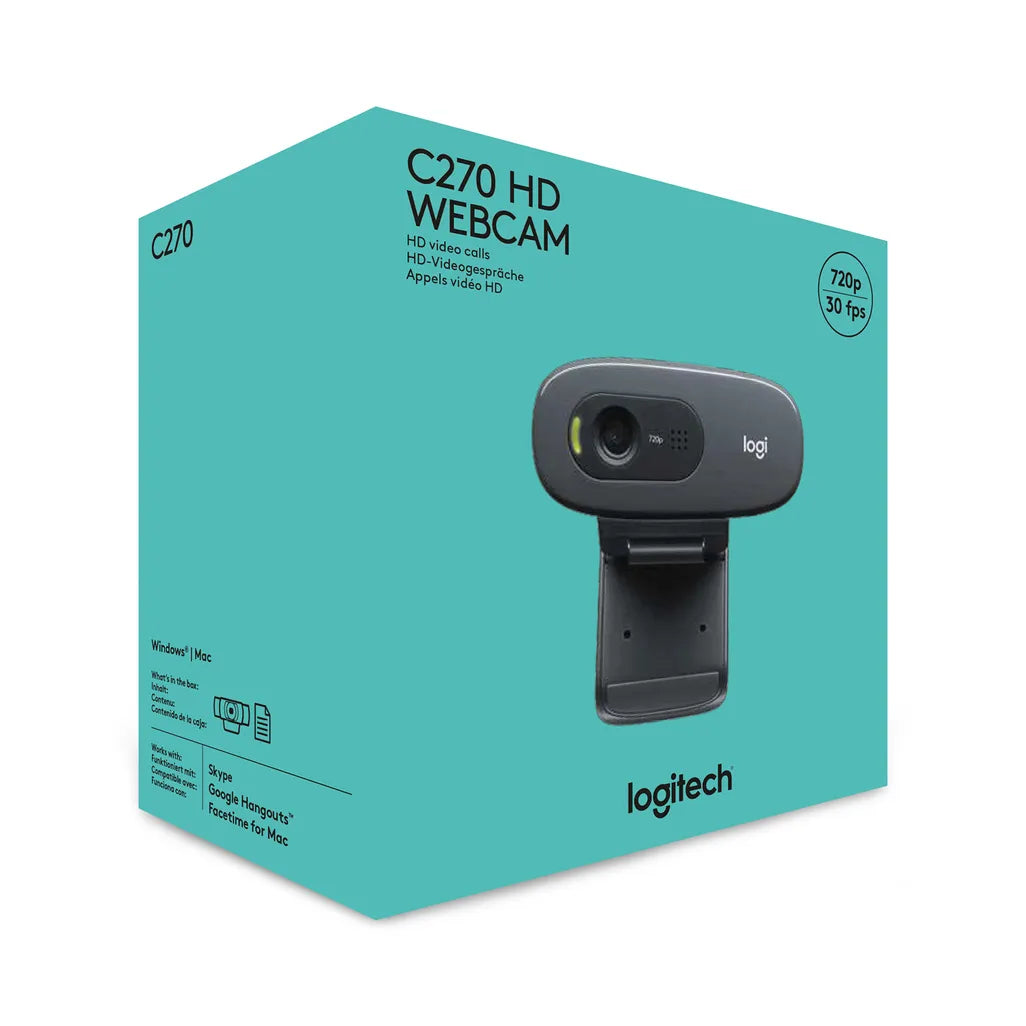 Logitech C270 HD Webcam - iDesign Communications