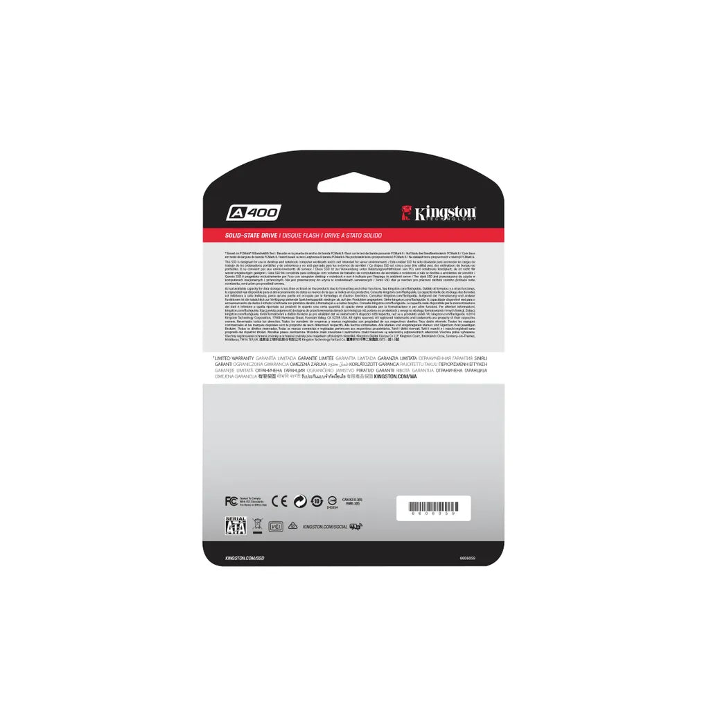 Kingston A400 2.5-inch 240GB Serial ATA III TLC Internal SSD - iDesign Communications