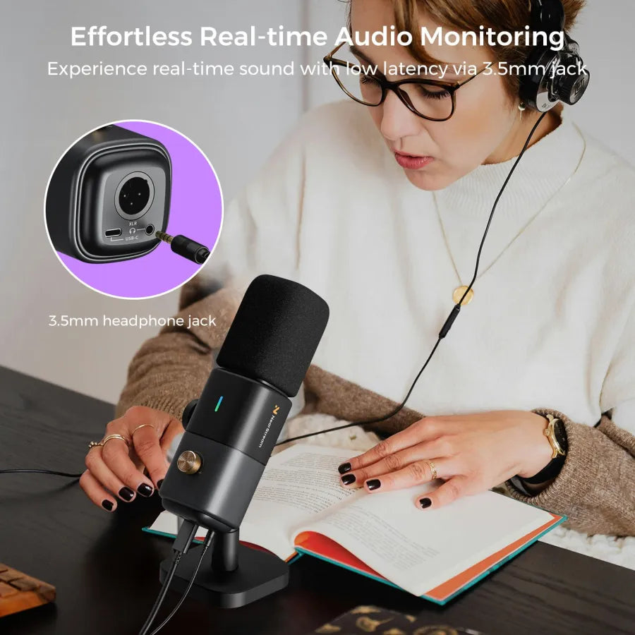 NearStream AM15X: AI Noise-Canceling USB&XLR Dynamic Micphone - iDesign Communications