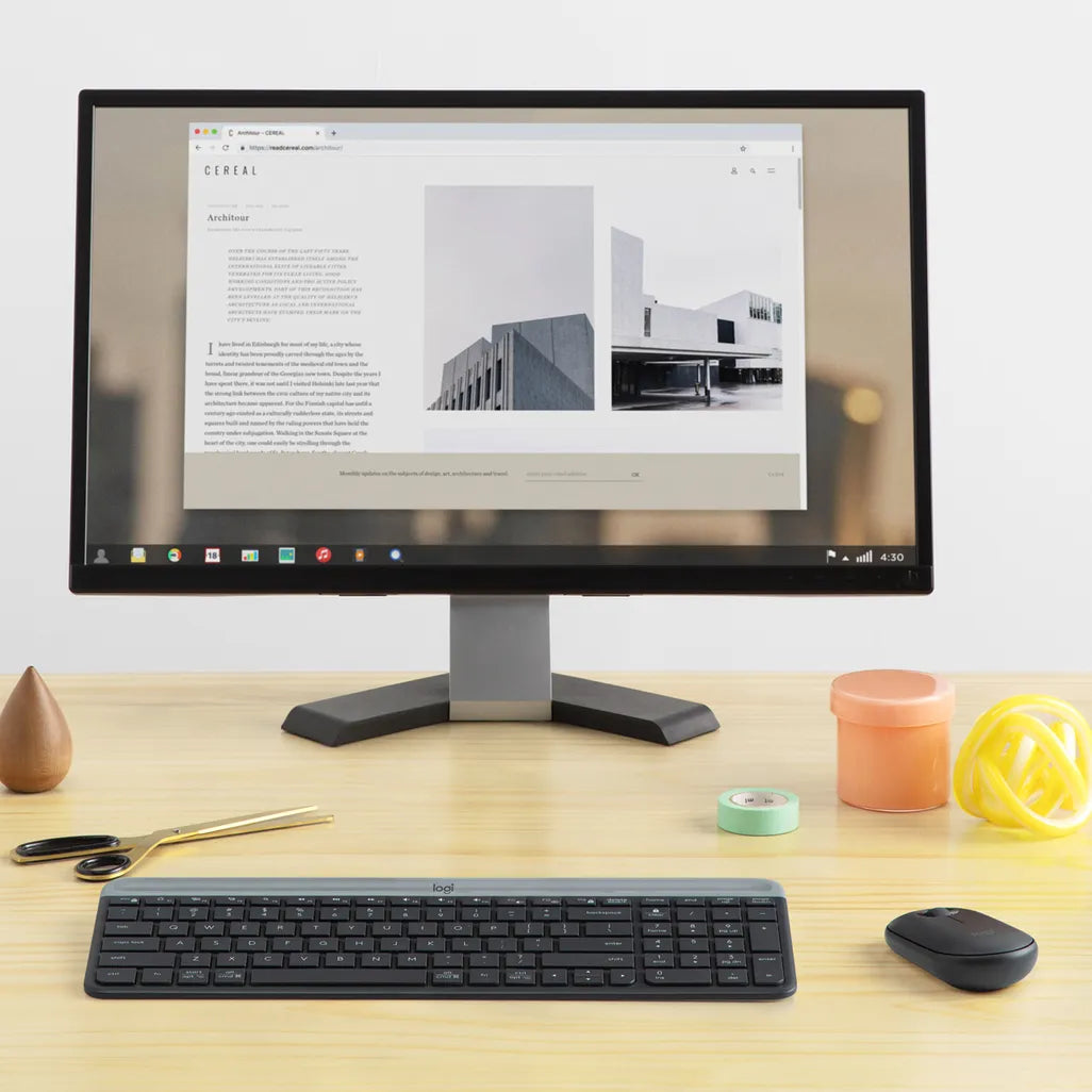 Logitech MK470 Slim Wireless Keyboard and Mouse Combo - Graphite - iDesign Communications