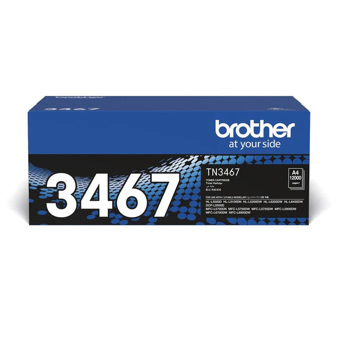 Brother TN-3467 Black Toner Cartridge - iDesign Communications