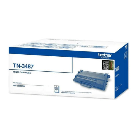 Brother TN-3487 Black Toner Cartridge Original - iDesign Communications