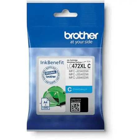 Brother LC472XL-C Cyan High Yield Ink Cartridge Original - iDesign Communications