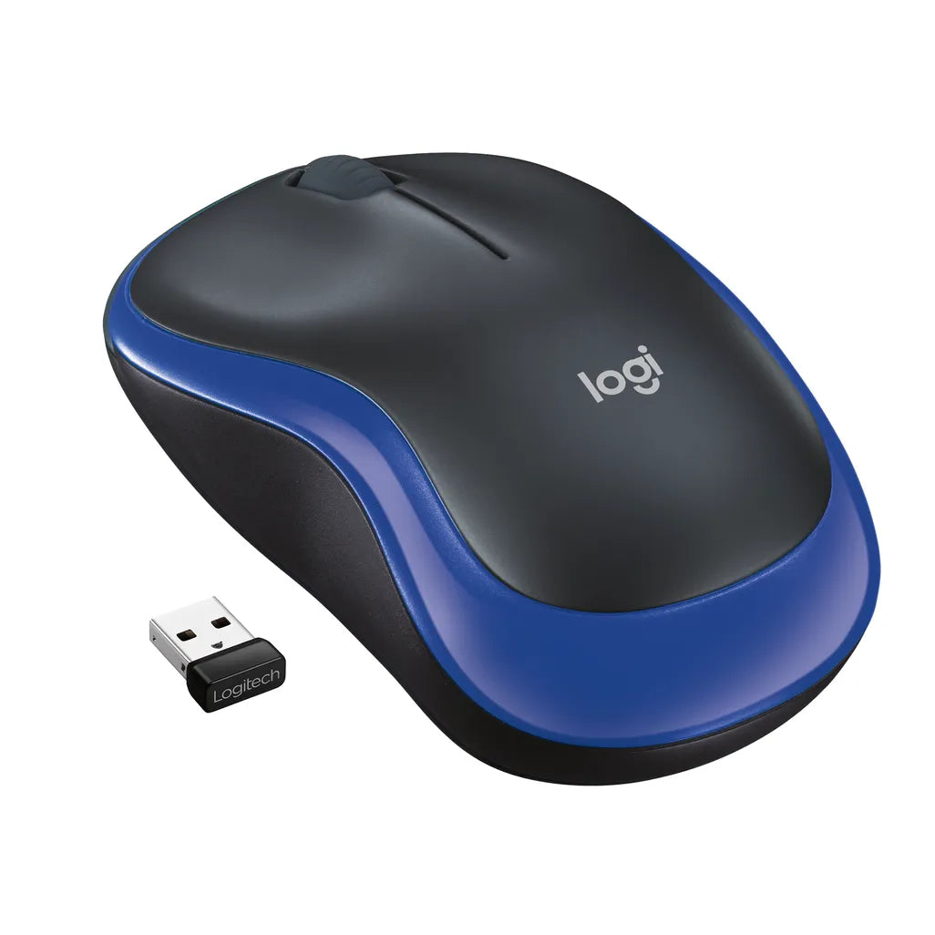 Logitech M185 Wireless Mouse - Blue - iDesign Communications