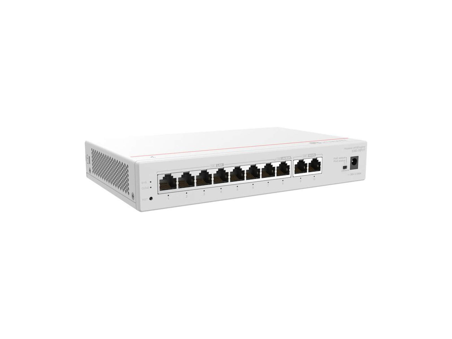 Huawei S380-S8T2T 2xGE WAN ports 8xGE LAN ports Gigabit Ethernet Switch - Grey - iDesign Communications