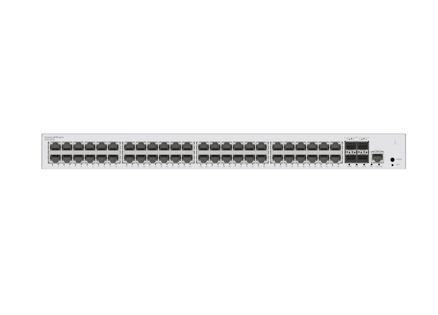 Huawei S310-48P4S Layer 2+ with 48x Gigabit PoE+ Ports & 4x GE SFP Ports Managed Switch