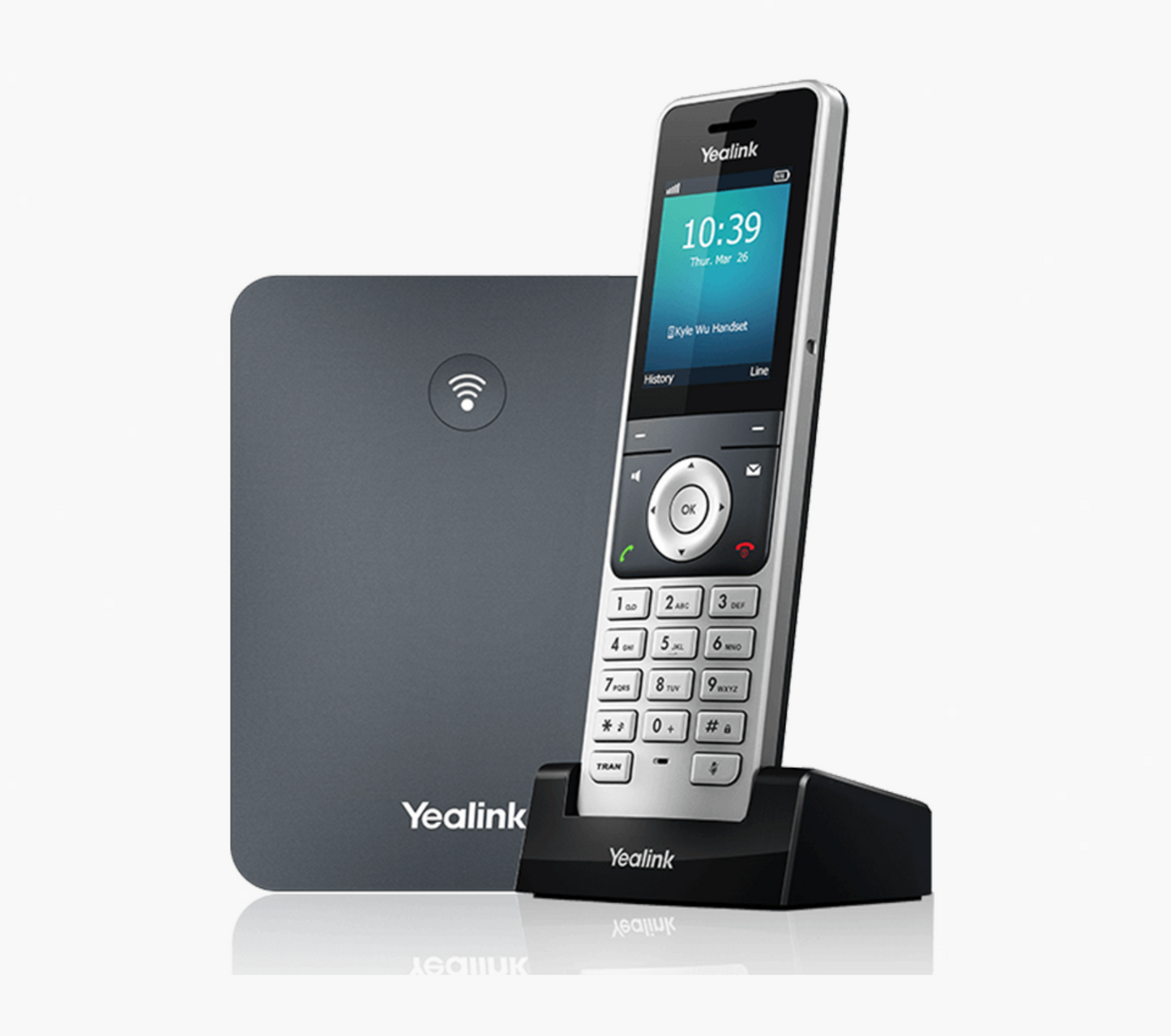 Yealink W76P High-Performance IP DECT Base Station and Handset - iDesign Communications