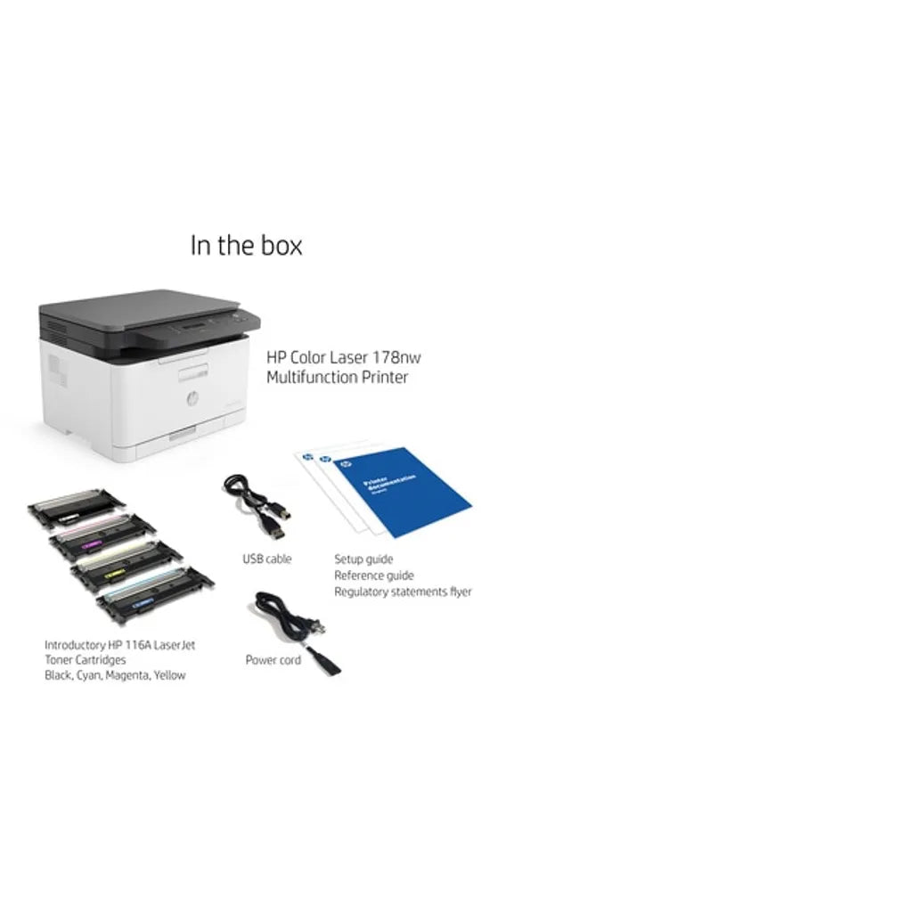 HP Color Laser MFP 178nw A4 Multifunction Colour Business Printer - iDesign Communications