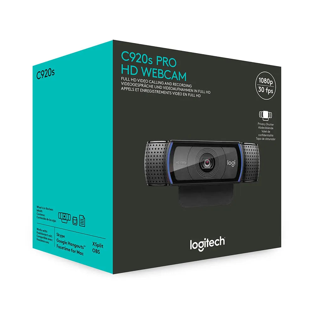 Logitech C920S HD Pro Webcam - iDesign Communications