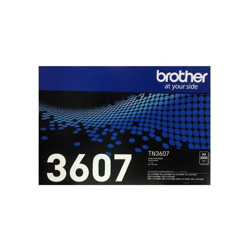 Brother TN-3607 Black Toner Cartridge Original - iDesign Communications