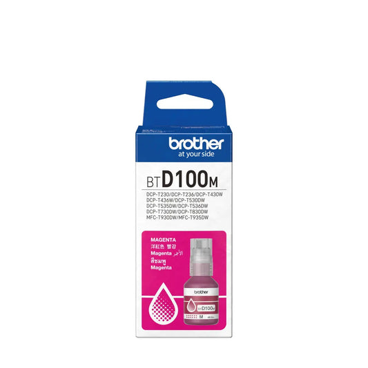 Brother BTD100M Magenta Ink Bottle Original - iDesign Communications
