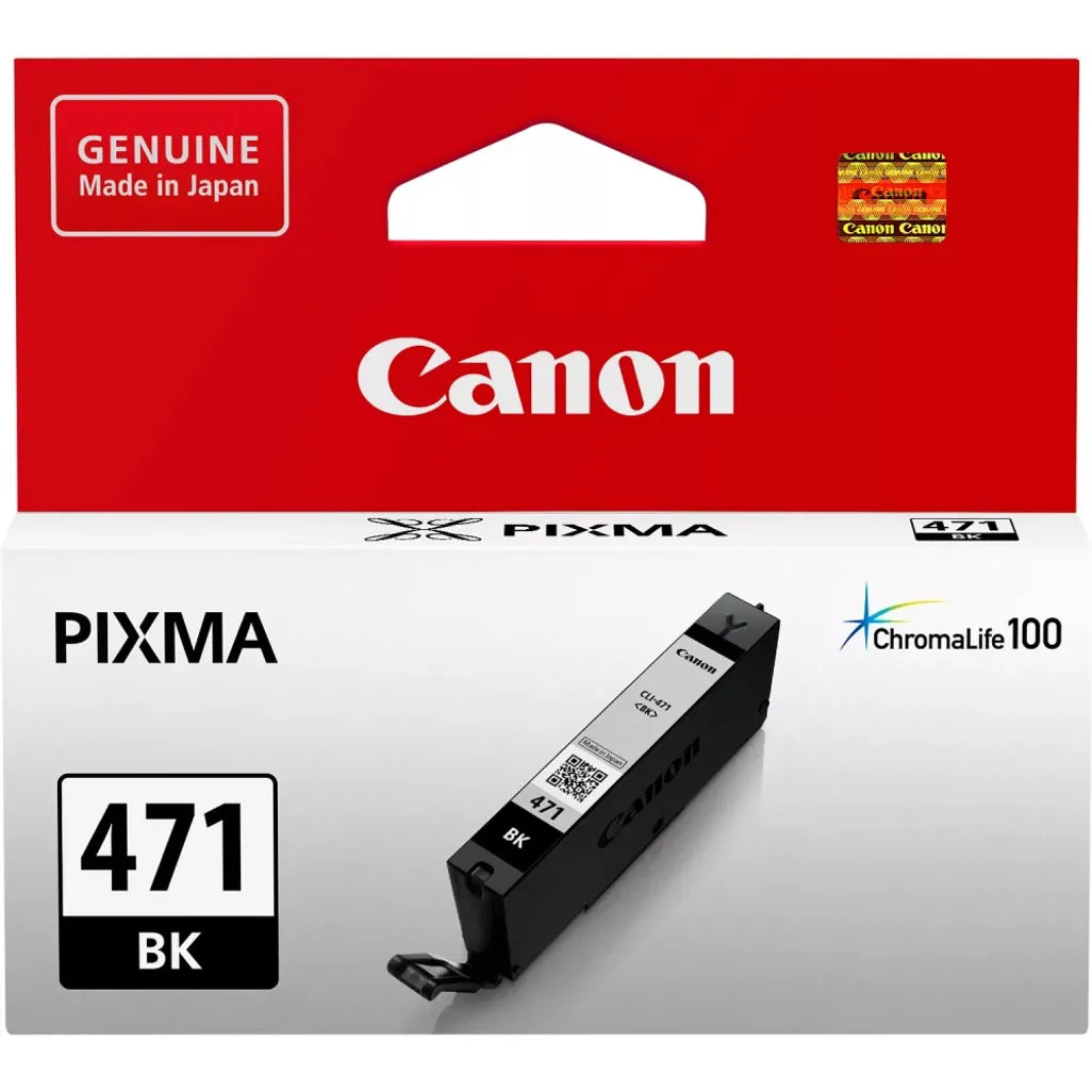 Canon CLI-471 Black Printer Ink Cartridge Original - iDesign Communications