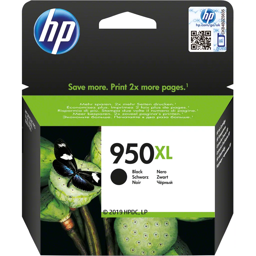 HP 950XL Black High Yield Printer Ink Cartridge Original - iDesign Communications