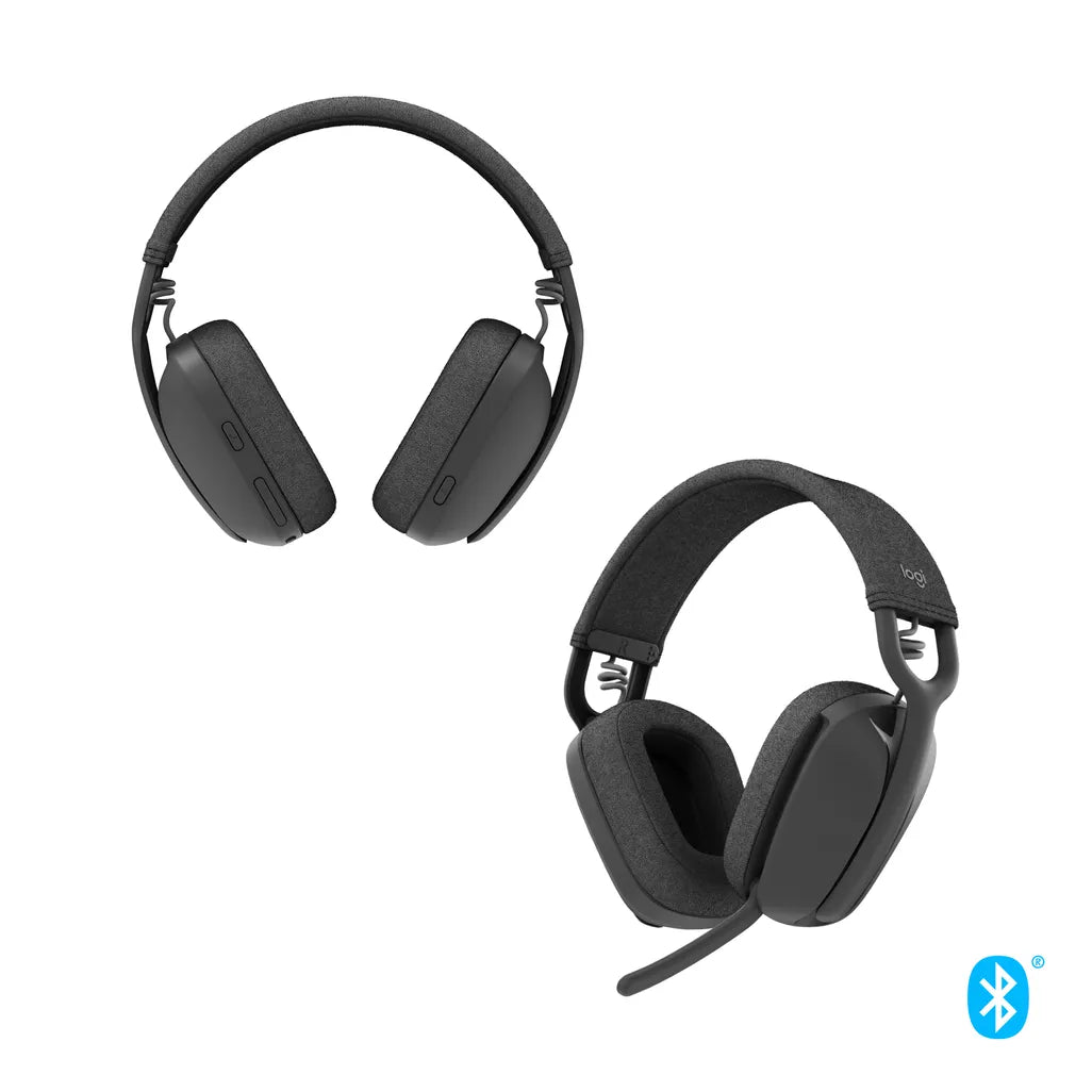 Logitech Zone Vibe 100 Wireless Bluetooth Headset Graphite - iDesign Communications