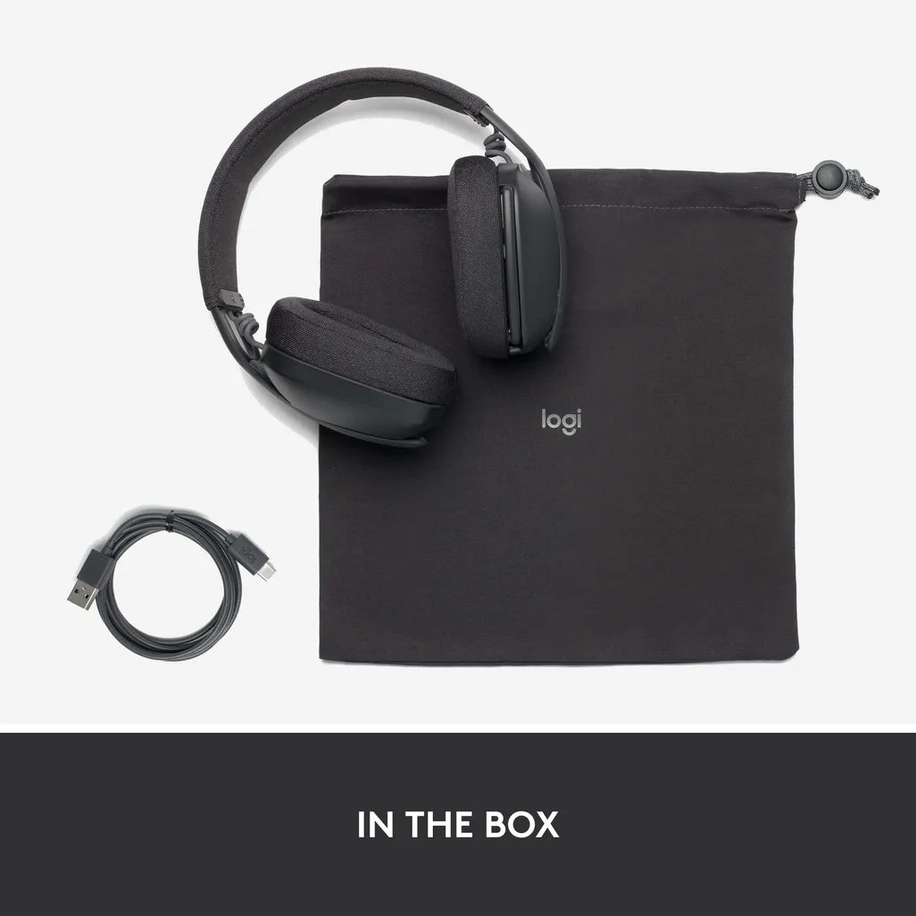 Logitech Zone Vibe 100 Wireless Bluetooth Headset Graphite - iDesign Communications