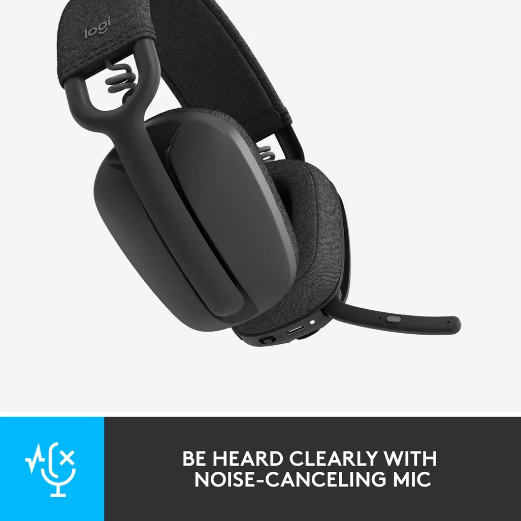 Logitech Zone Vibe 100 Wireless Bluetooth Headset Graphite - iDesign Communications