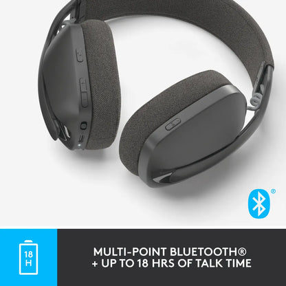 Logitech Zone Vibe 100 Wireless Bluetooth Headset Graphite - iDesign Communications