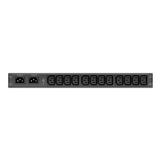 APC AP4421A Netshelter 1U 10A 230V C14 in C13 Out Automatic Transfer Switch - iDesign Communications