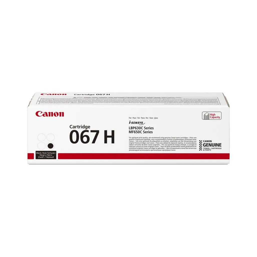 Canon 067H Black Toner Cartridge 3,130 Pages Original - iDesign Communications