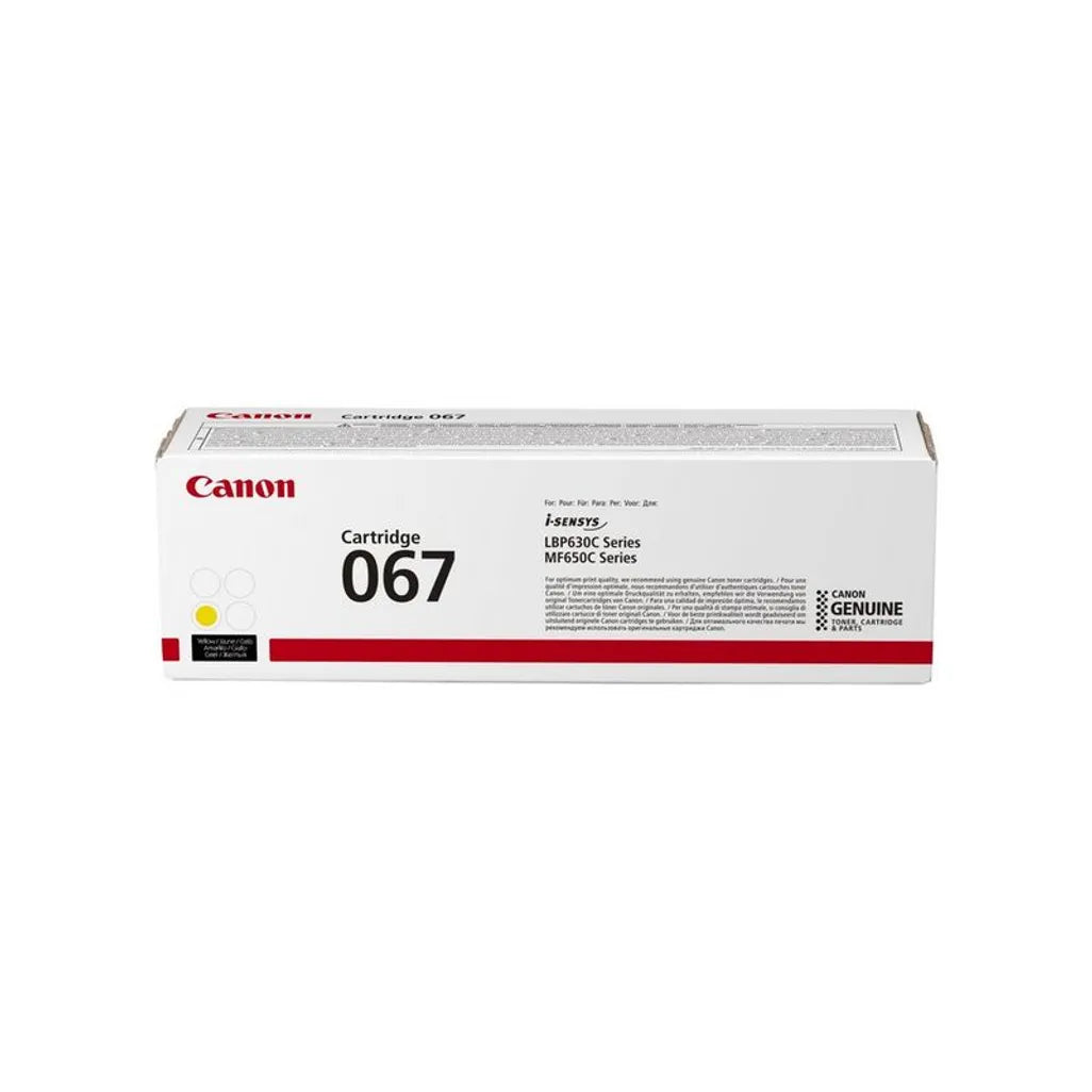 Canon 067 Yellow Toner Cartridge 1,250 Pages Original - iDesign Communications