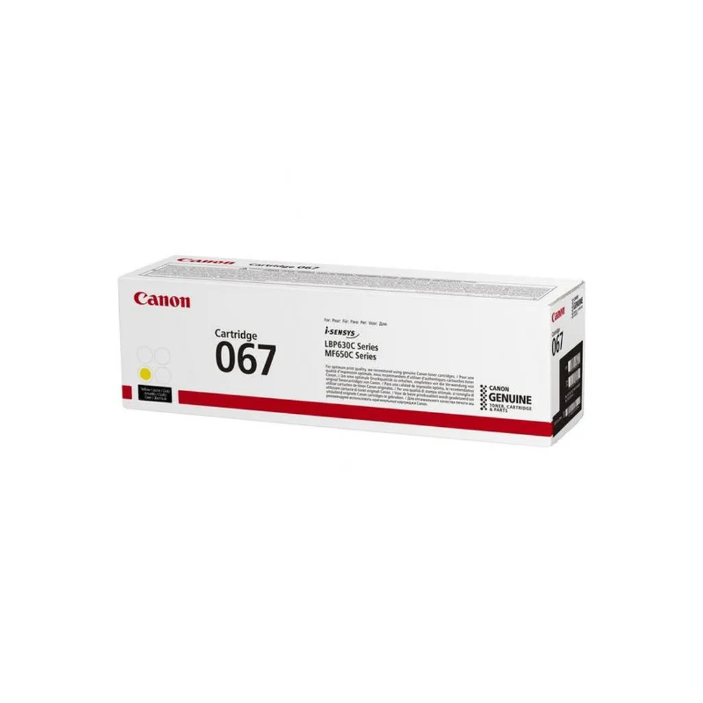 Canon 067 Yellow Toner Cartridge 1,250 Pages Original - iDesign Communications