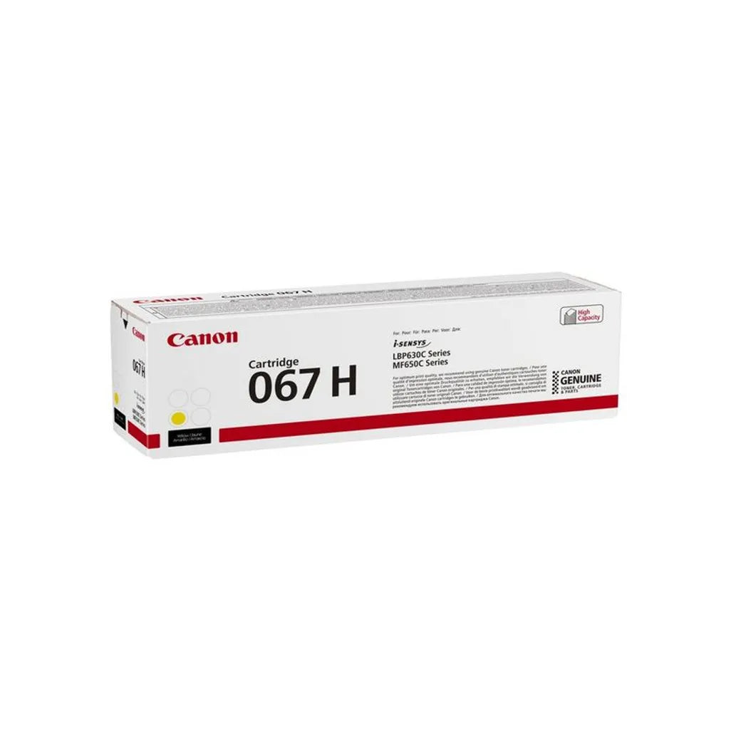 Canon 067H Yellow Toner Cartridge 2,350 Pages Original - iDesign Communications
