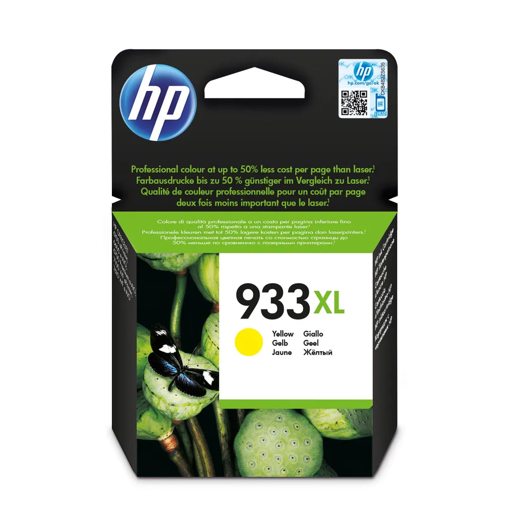 HP 933XL Yellow High Yield Printer Ink Cartridge Original - iDesign Communications