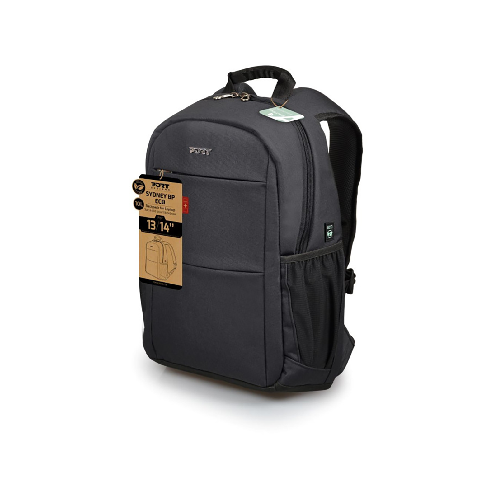 Port Sydney Black 15.6" Backpack - iDesign Communications