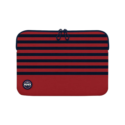 Port LA Mariniere Memory Foam 14" Red Sleeve - iDesign Communications