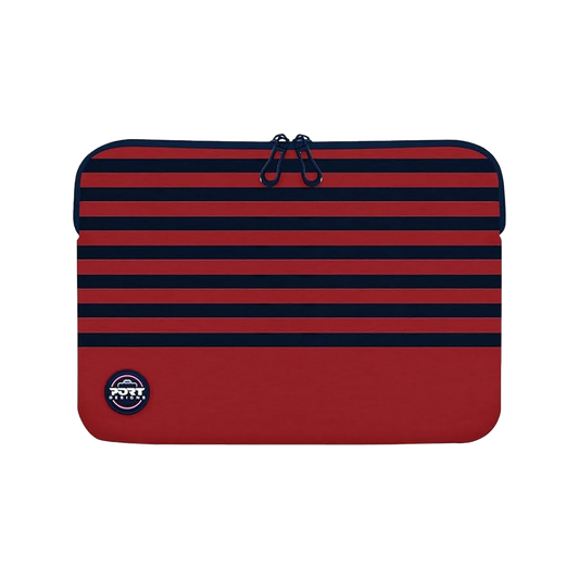 Port LA Mariniere Memory Foam 14" Red Sleeve - iDesign Communications