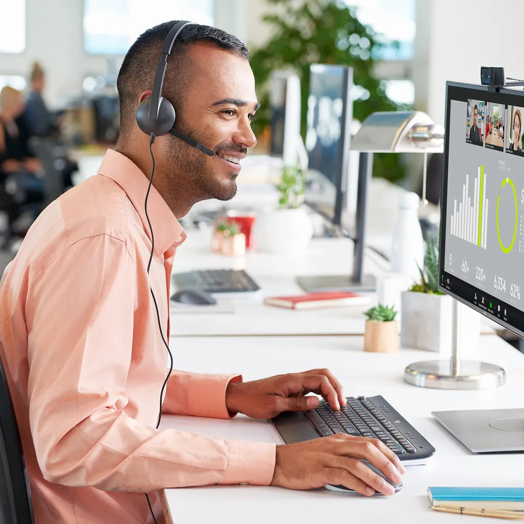 Logitech H340 Wired Headset - iDesign Communications