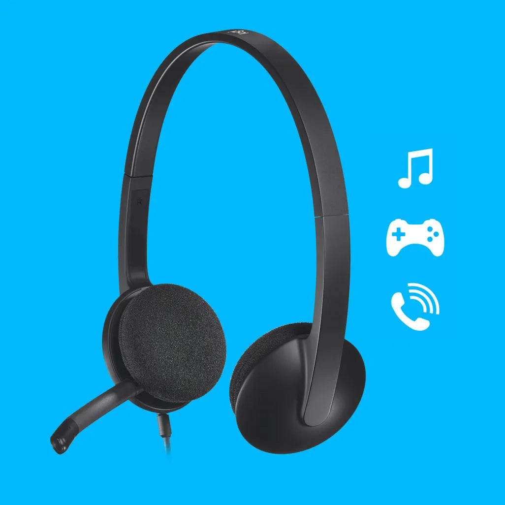 Logitech H340 Wired Headset - iDesign Communications