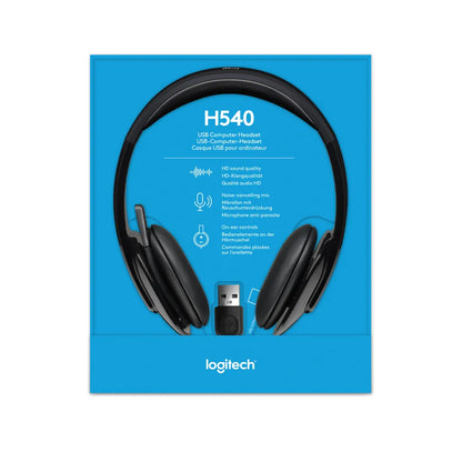 Logitech H540 Headphone Black - iDesign Communications