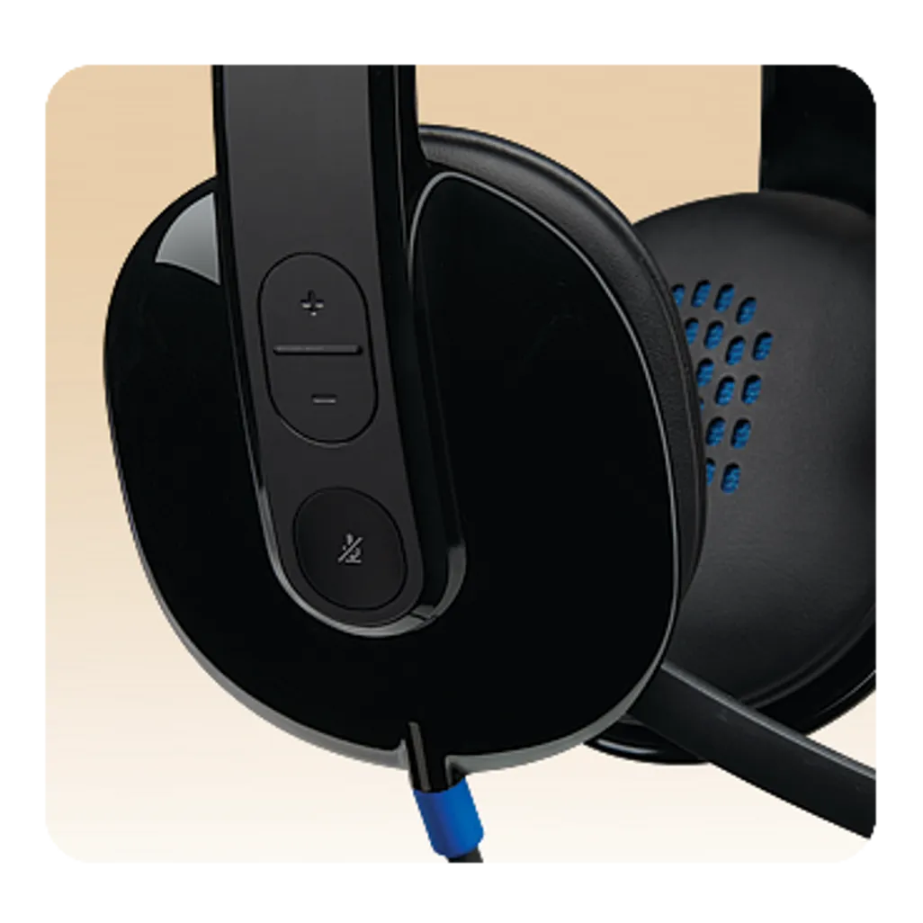 Logitech H540 Headphone Black - iDesign Communications