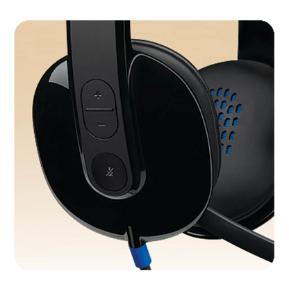 Logitech H540 Headphone Black - iDesign Communications