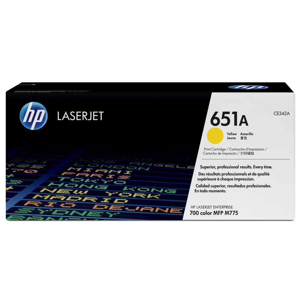 HP 651A Yellow Toner Cartridge Original - iDesign Communications