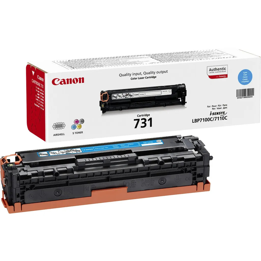 Canon 731 C Cyan Toner Cartridge 1,500 Pages Original - iDesign Communications