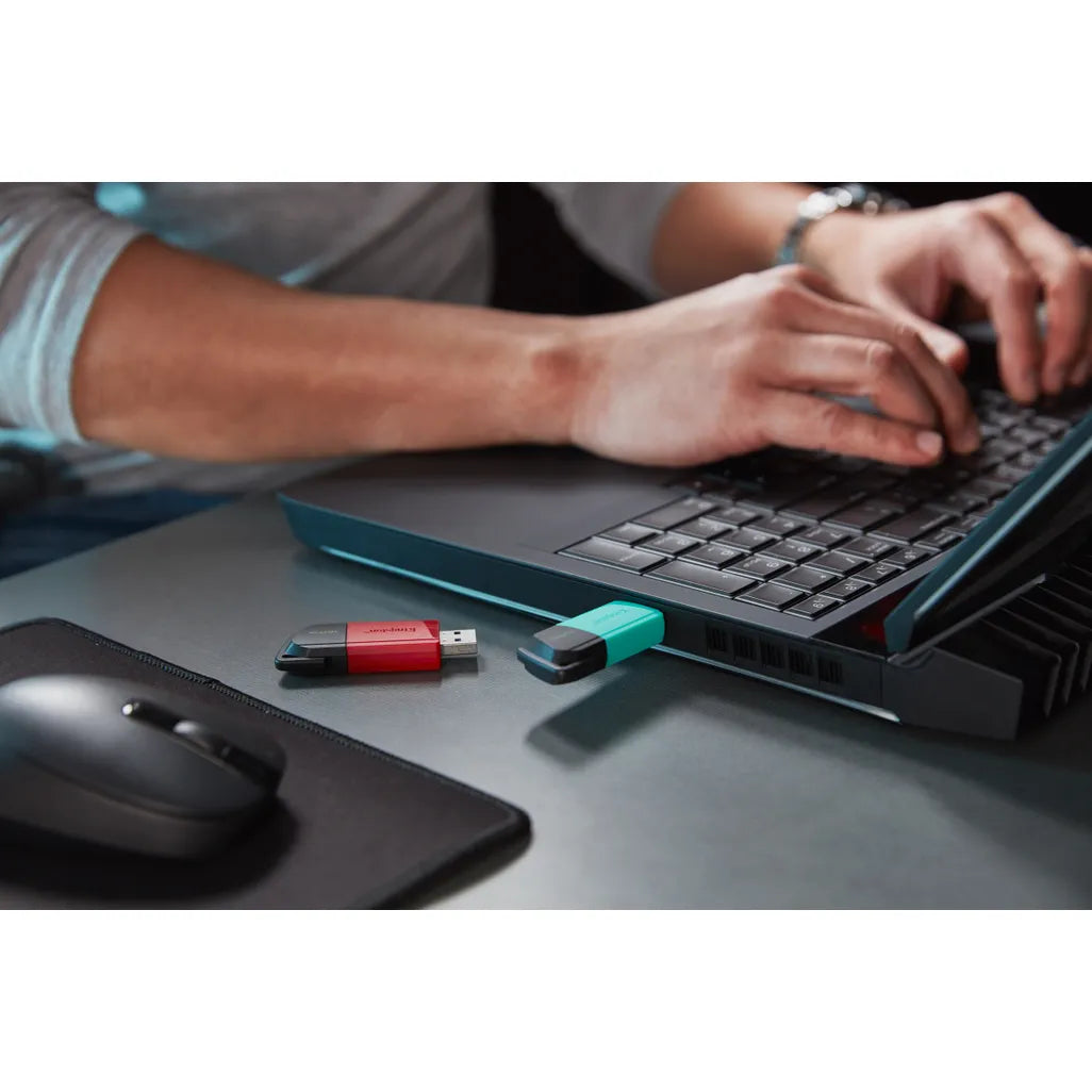 Kingston DataTraveler Exodia M USB Flash Drive 64 GB USB Type-A Black Blue - iDesign Communications