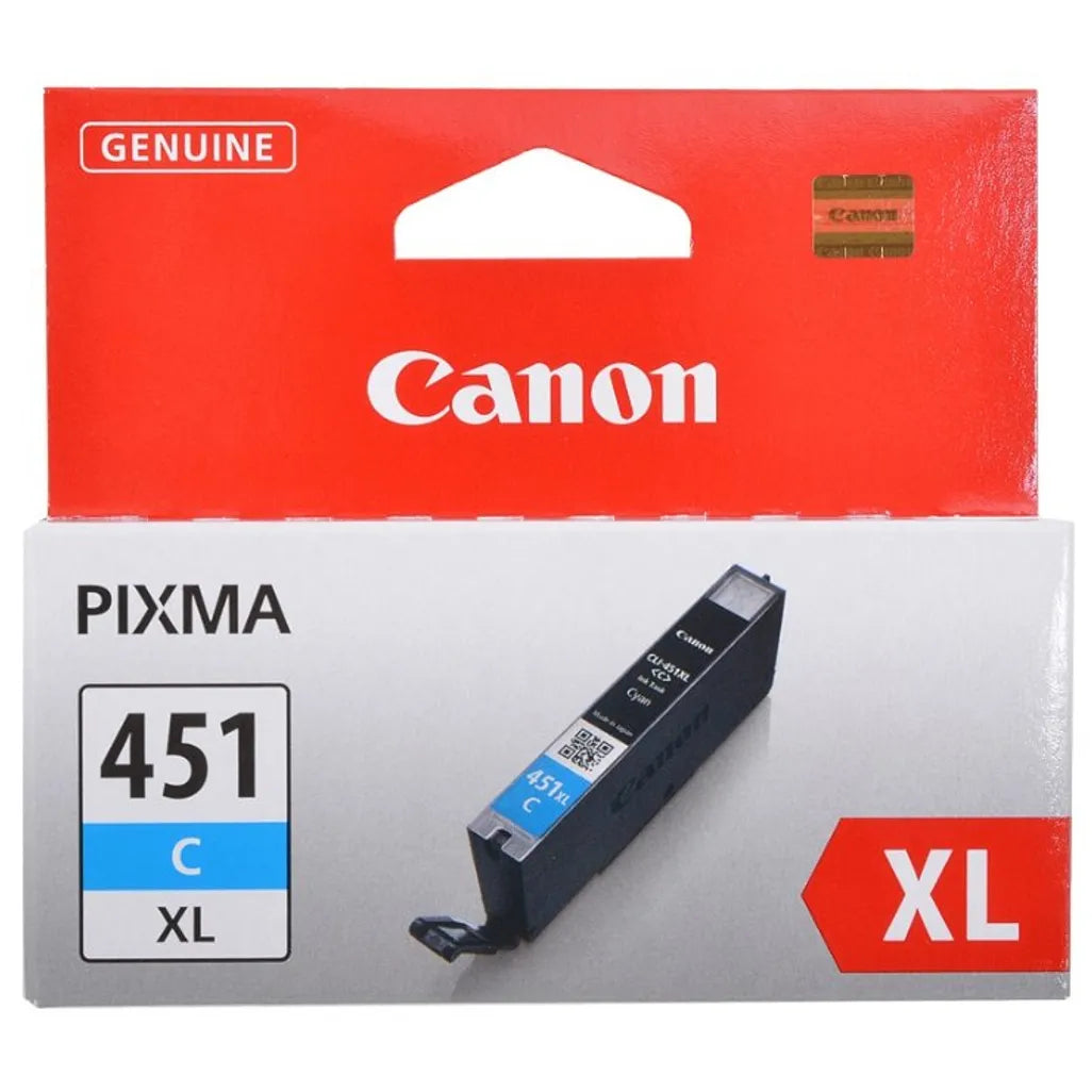 Canon CLI-451C XL Cyan Printer Ink Cartridge Original - iDesign Communications