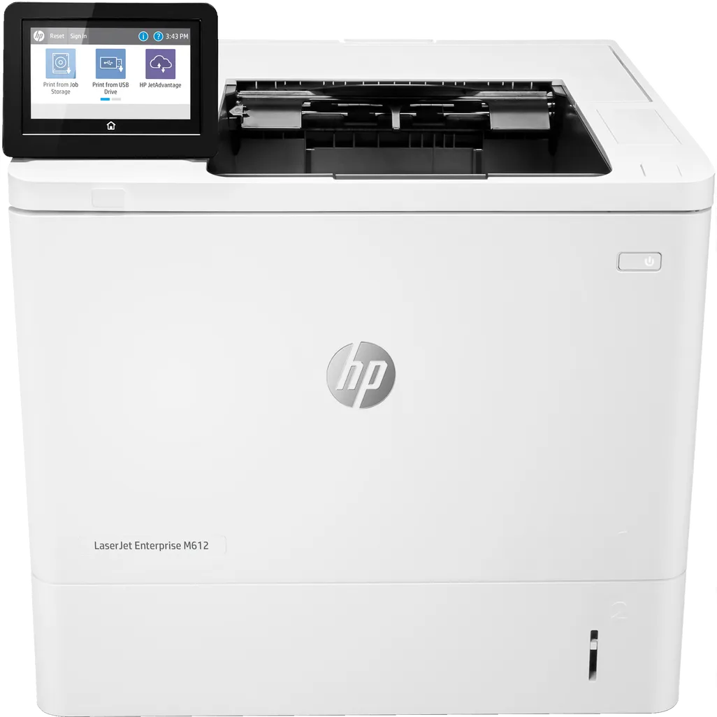 HP LaserJet Enterprise M612dn Mono A4 Duplex Laser Printer - iDesign Communications