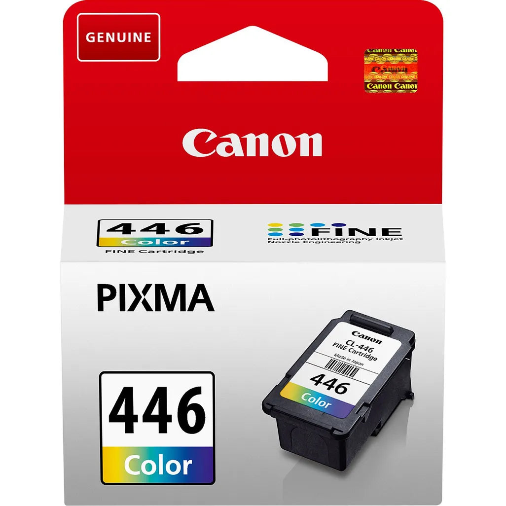 Canon CL-446 Cyan Magenta Yellow Printer Ink Cartridge Original - iDesign Communications