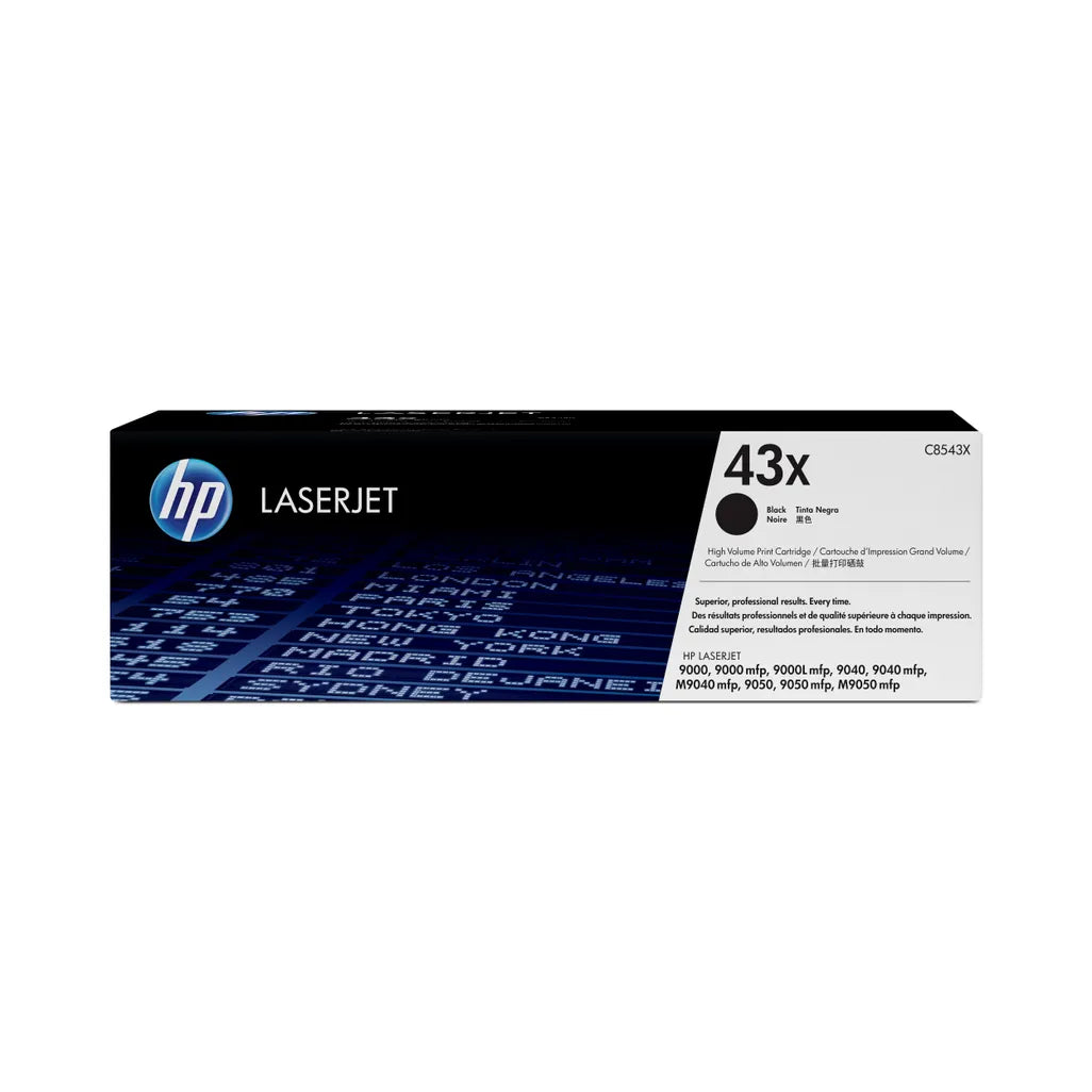 HP 43X High Yield Black LaserJet Toner Cartridge Original - iDesign Communications