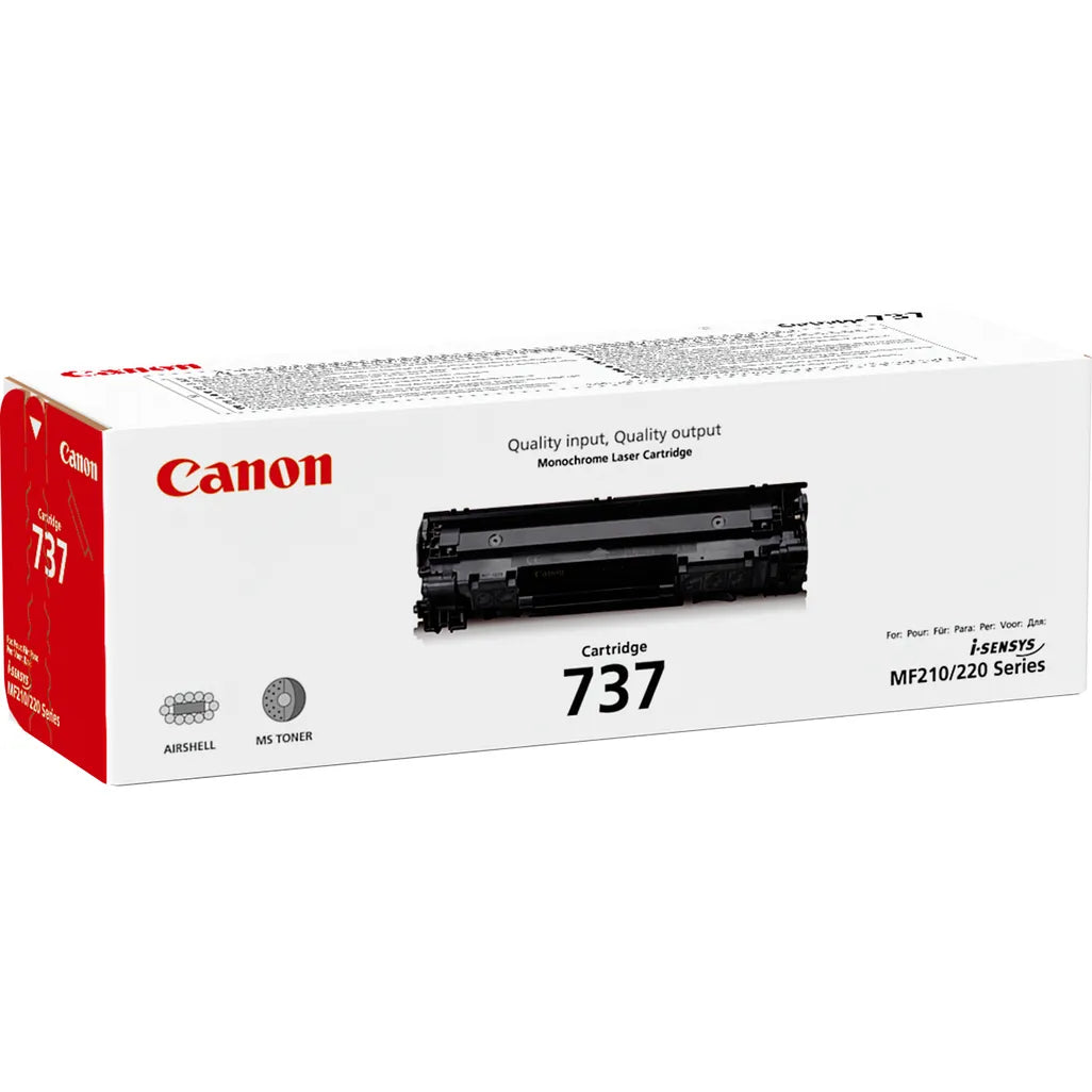 Canon 737 Black Toner Cartridge 2,100 Pages Original - iDesign Communications