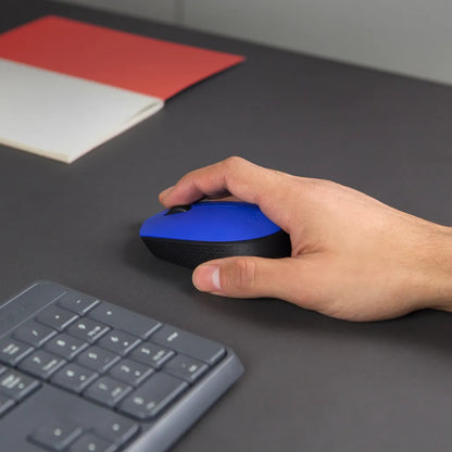 Logitech M171 Wireless Mouse Blue and Black - iDesign Communications