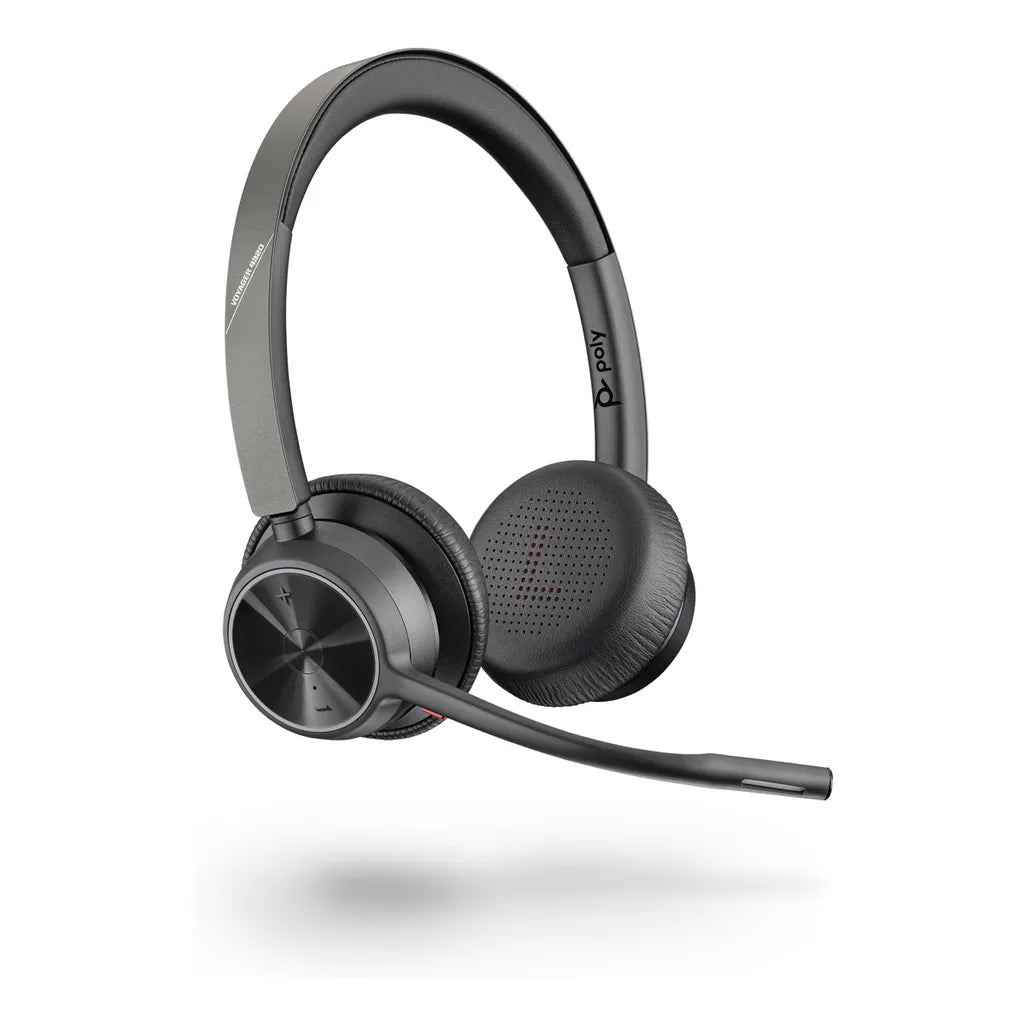 Poly Voyager 4320 Stereo USB-A Wireless Headset with BT700 Dongle - iDesign Communications
