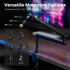 NearStream ST20 Microphone Boom Arm Desktop Stand - iDesign Communications