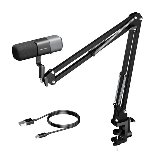 NearStream AM20X: AI Noise-Canceling USB&XLR Condenser Microphone Boom Arm Kit - iDesign Communications