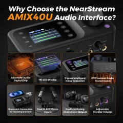 NearStream AMIX40U: All In One Portable Audio Mixer - iDesign Communications