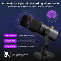 NearStream AM15X: AI Noise-Canceling USB&XLR Dynamic Micphone - iDesign Communications